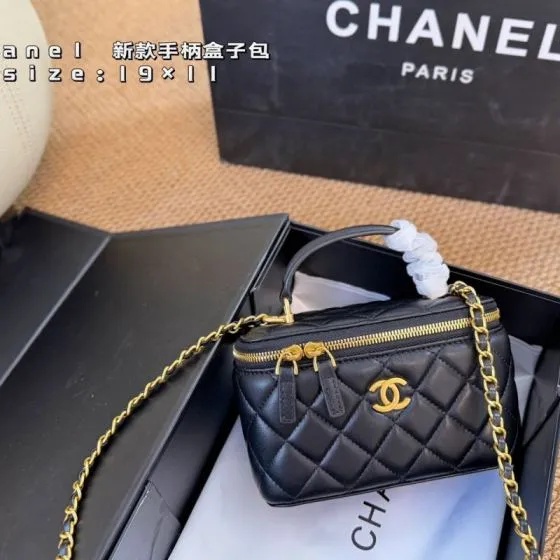 Chanel Black 19x11 crossbody AAA Quality Replica