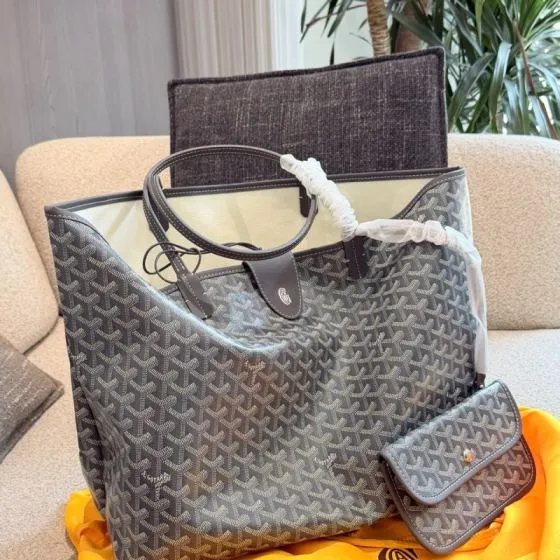Goyard Blue 40x30x16cm shoulder bag 1 1 Replica