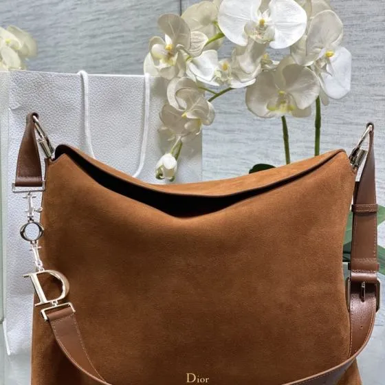 Dior Brown suede shoulder — Top Quality Replica