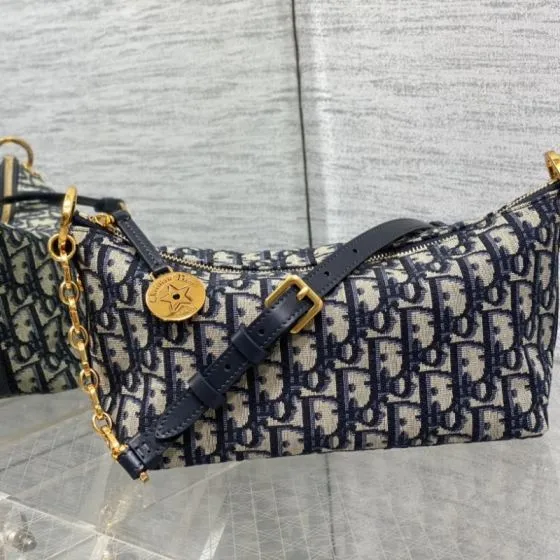 Dior Blue Oblique shoulder — 1:1 Replica