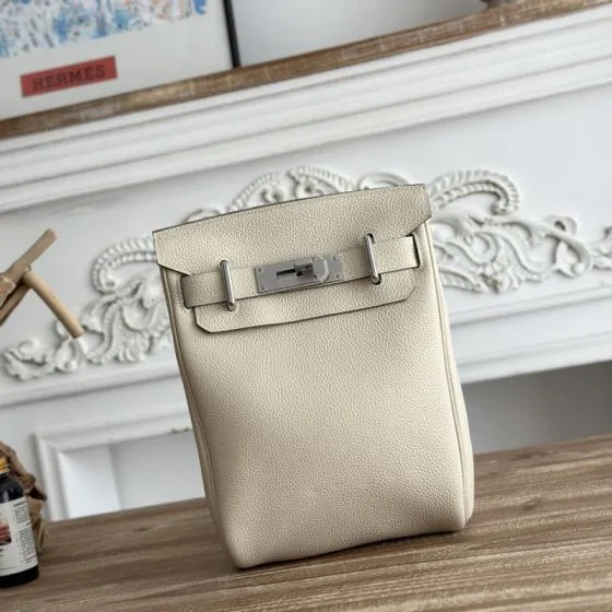 Hermes Milkshake White crossbody AAA Quality Replica
