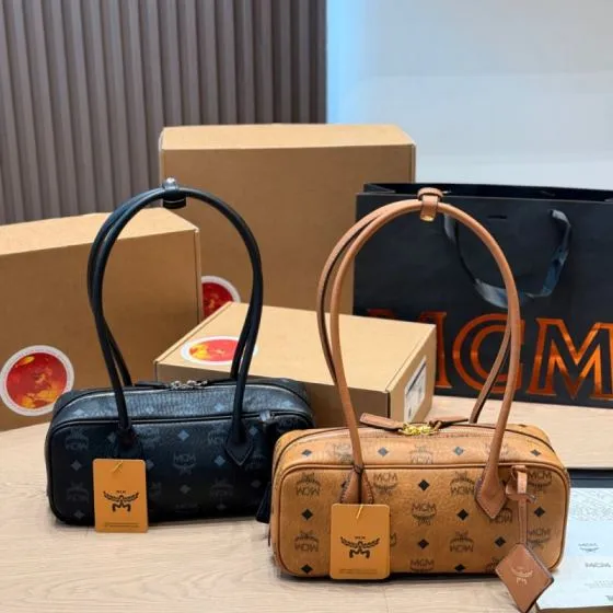 MCM Monogram 25x18x10cm shoulder bag AAA Quality Replica