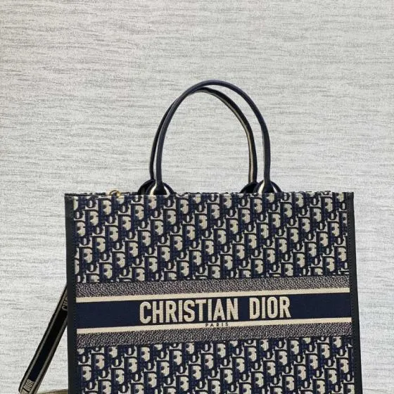 Dior Book Tote Blue Oblique — AAA Quality Replica