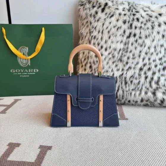 Goyard Blue 18x12cm shoulder bag Top Quality Replica