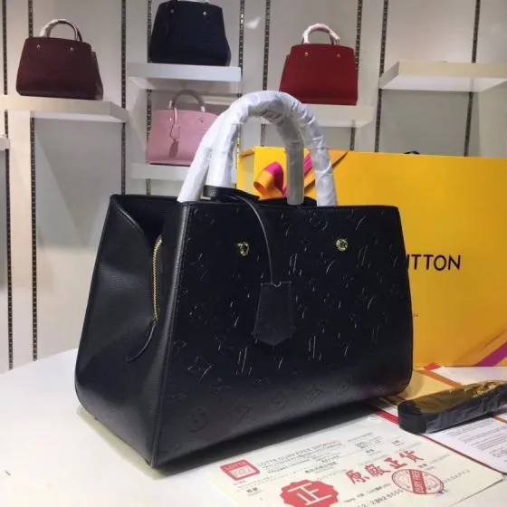 Louis Vuitton M41046 Black Monogram Empreinte 33x23x15cm work 1 1 Replica