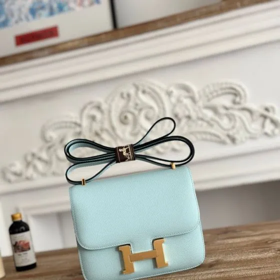 Hermes Constance Light blue crossbody — Top Quality Replica