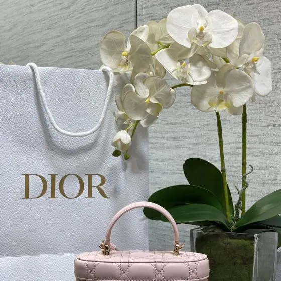 Dior New Bow Pink crossbody 1 1 Replica