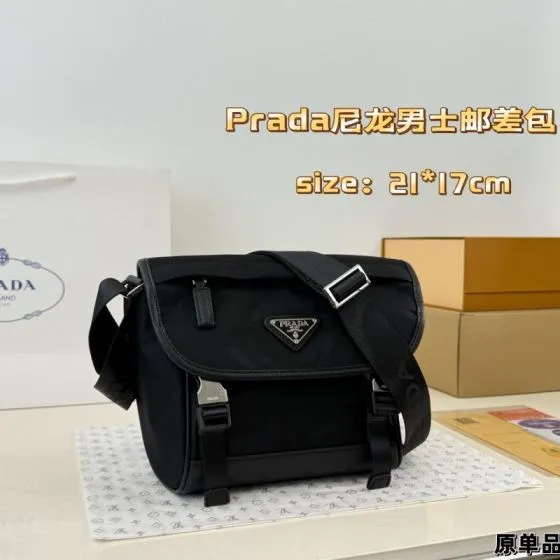 Prada Nylon black 21 17cm crossbody Top Quality Replica