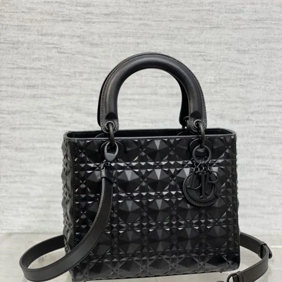 Dior Lady Black shoulder AAA Quality Replica
