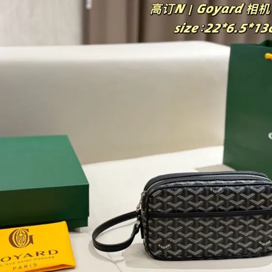 Goyard Black Canvas 22 6 5 13cm crossbody 1 1 Replica