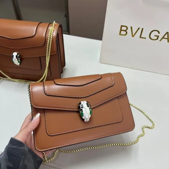 Bulgari 25x18x10cm shoulder bag AAA Quality Replica