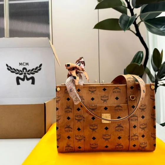 MCM Toni Visetos 19x16cm shoulder bag Top Quality Replica