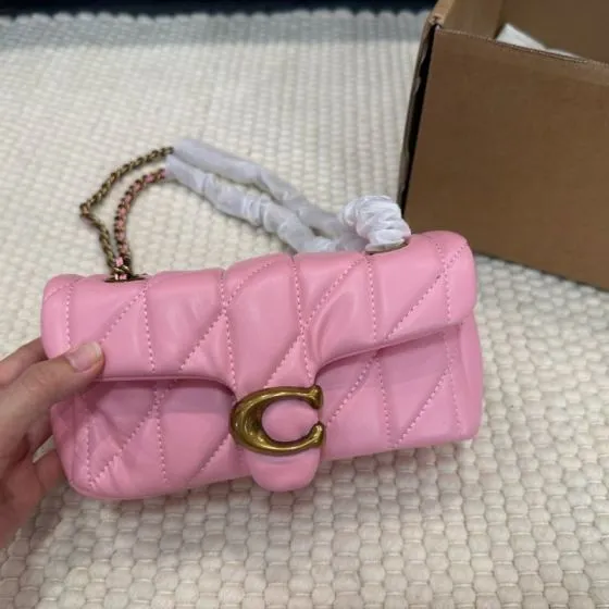 Coach Pink 25x18x10cm shoulder bag Top Quality Replica