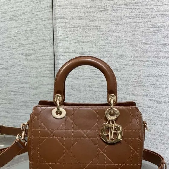 Dior Lady Brown shoulder Top Quality Replica