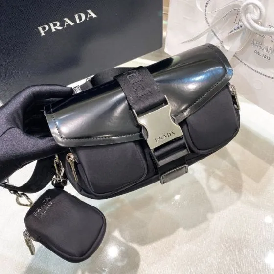 Prada Black shoulder bag Top Quality Replica