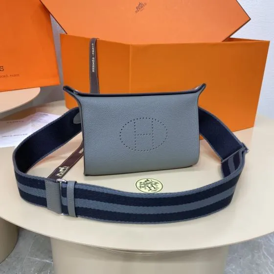Hermes Videpoches Gray 26 crossbody 1 1 Replica