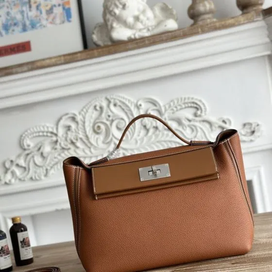 Hermes Kelly 2424 Brown everyday 1 1 Replica