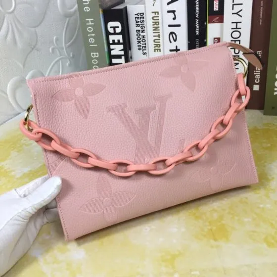Louis Vuitton M47542 Pink empreinte leather 25x20x5cm shoulder AAA Quality Replica