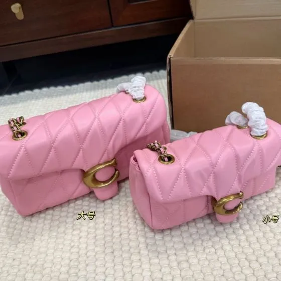 Coach Pink 40x30x16cm shoulder bag Top Quality Replica