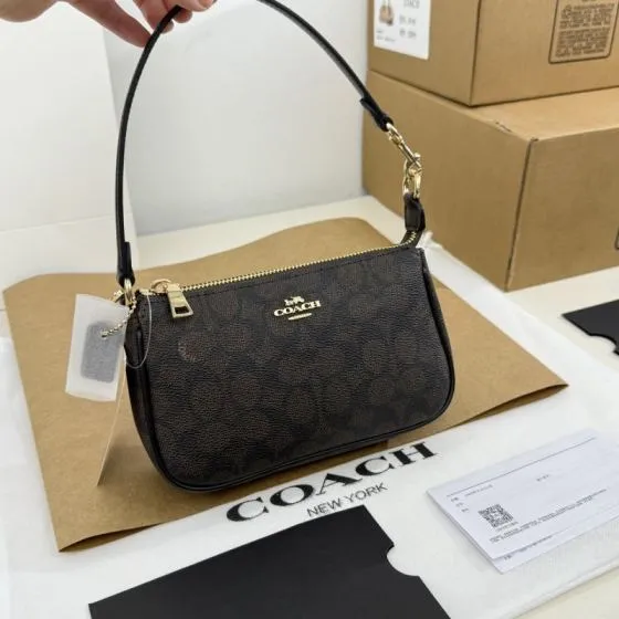 Coach Nolita 19 Monogram 19cm shoulder AAA Quality Replica