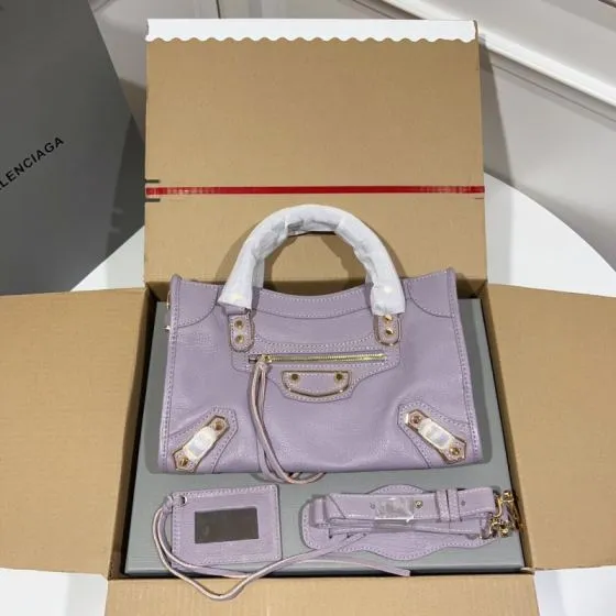 Balenciaga City Gold 38x28x15cm shoulder bag 1 1 Replica