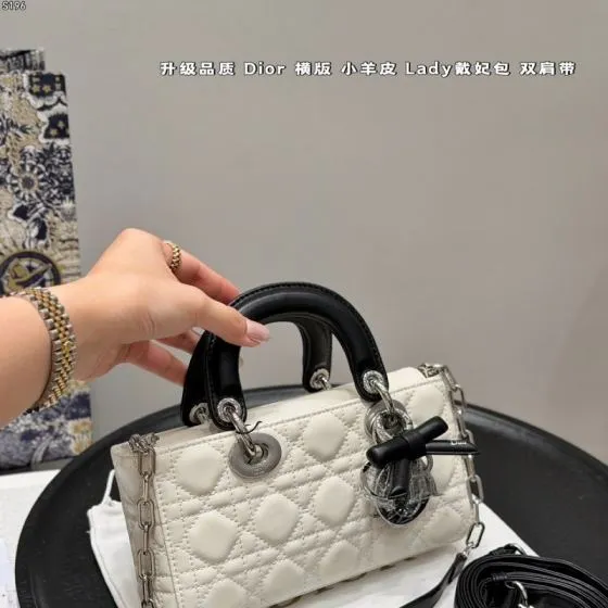 Dior Lady White small crossbody AAA Quality Replica