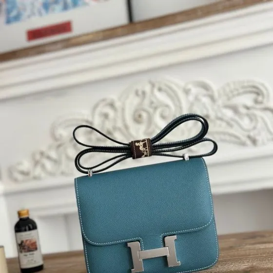 Hermes Constance Blue crossbody — Premium Replica
