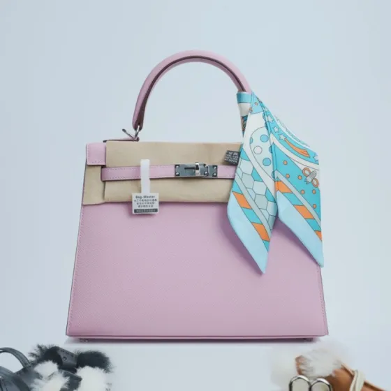 Hermes Kelly Pink Epsom handbag AAA Quality Replica