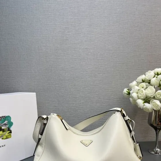 Prada White shoulder bag Premium Replica