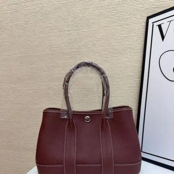 Hermes Garden Party Bordeaux mini 23cm tote — 1:1 Replica