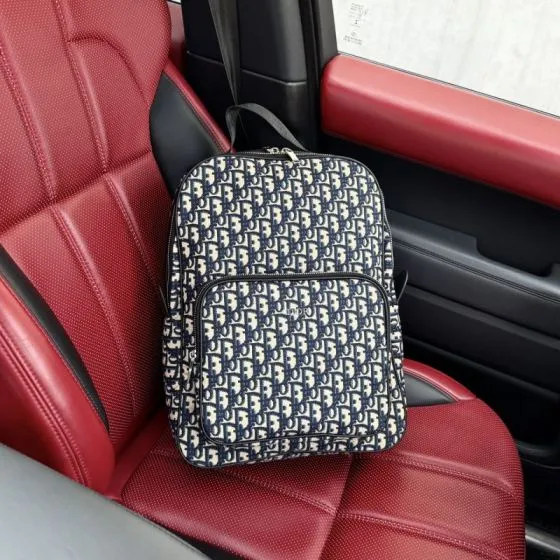 Dior Oblique Navy Beige 30x41x12cm travel Premium Replica