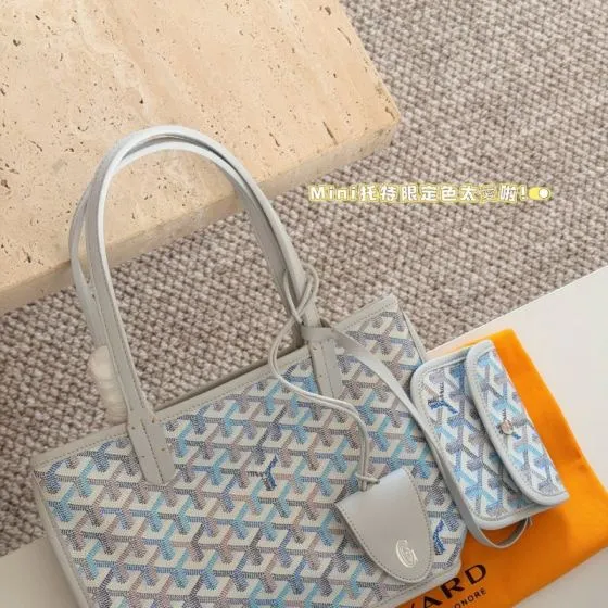 Goyard Blue 18x12cm shoulder bag Premium Replica