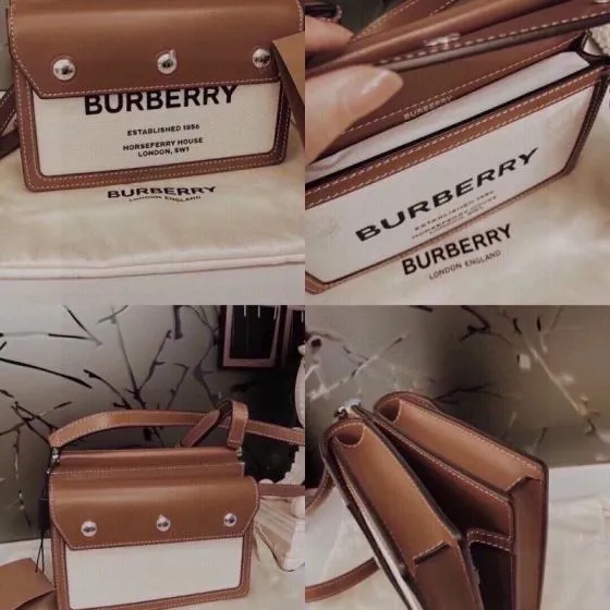 Burberry Brown 18x12cm shoulder bag Top Quality Replica