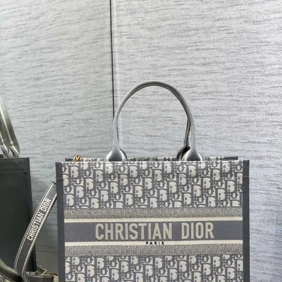 Dior Book Tote Blue Oblique — Premium Replica