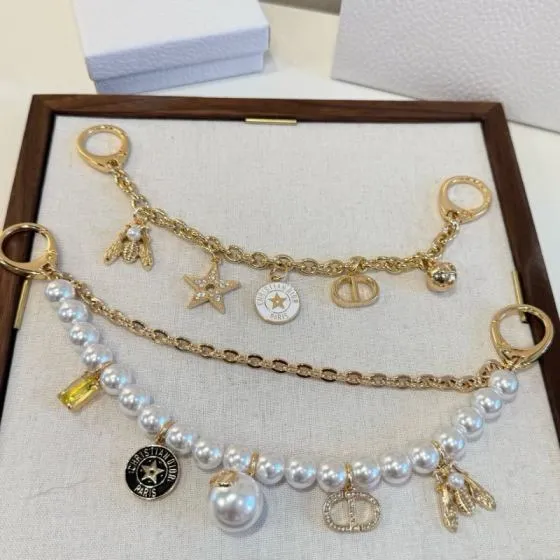 Dior Gold and pearl accessory 1 1 Replica