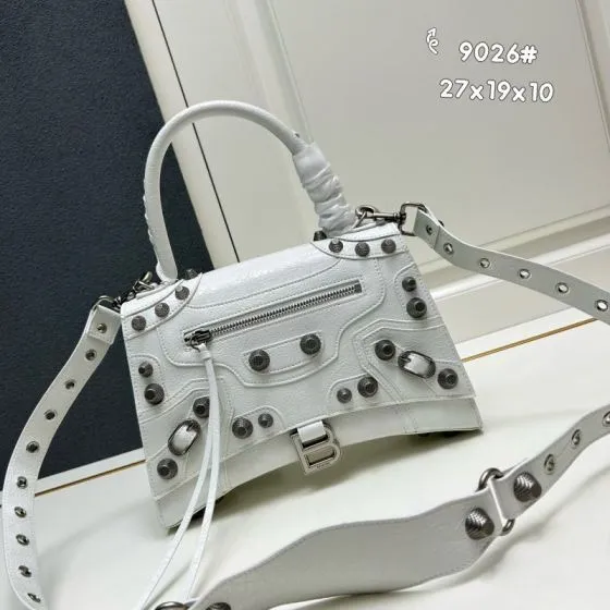 Balenciaga Hourglass White 27x19x10cm crossbody Top Quality Replica