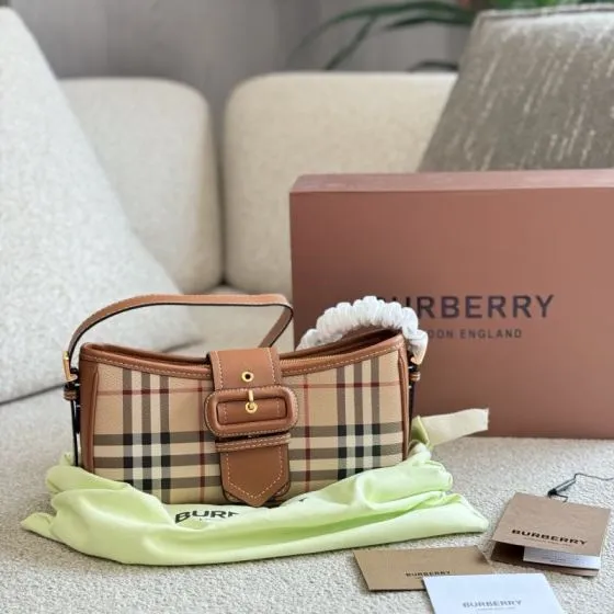 Burberry Brown 25x18x10cm shoulder bag AAA Quality Replica
