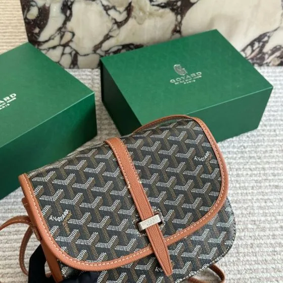 Goyard Brown 25x18x10cm shoulder bag AAA Quality Replica