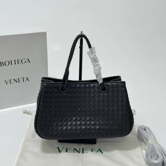 Bottega Veneta Black 25x18x10cm shoulder bag AAA Quality Replica