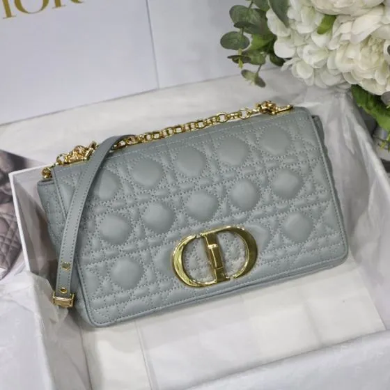 Dior Caro Gray crossbody — 1:1 Replica