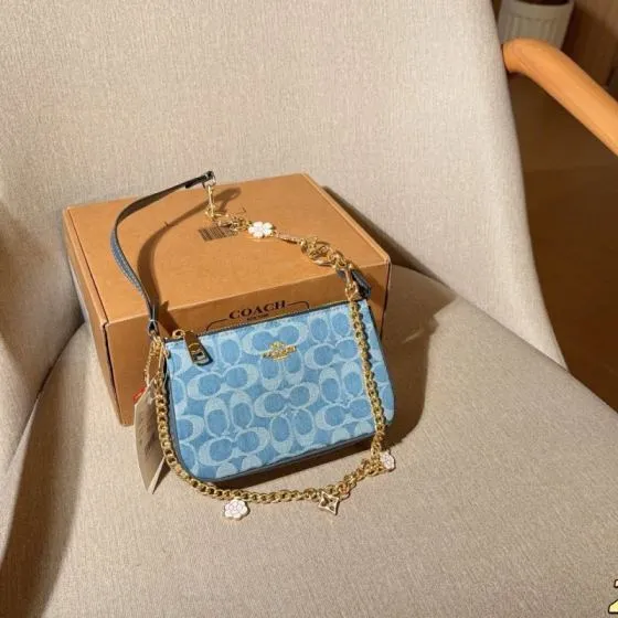Coach Monogram 18x12cm shoulder bag Top Quality Replica