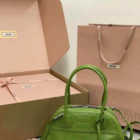 Miu Miu Green shoulder bag Top Quality Replica