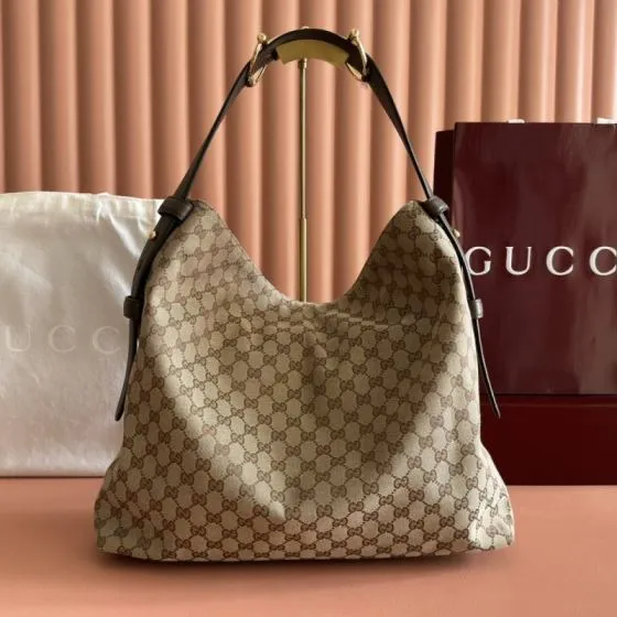 Gucci Beatrix Beige GG Canvas shoulder AAA Quality Replica