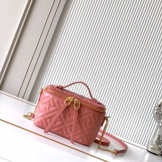 Fendi Pink 25x18x10cm shoulder bag Premium Replica