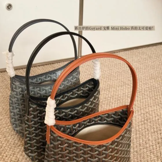 Goyard Brown 18x12cm shoulder bag 1 1 Replica