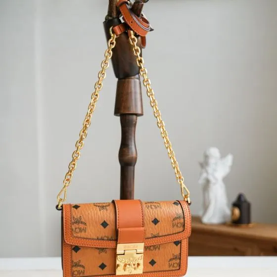 MCM Visetos 25x18x10cm shoulder bag 1 1 Replica