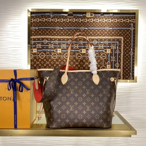 Louis Vuitton Neverfull Bandouli re Inside Out Monogram tote 1 1 Replica