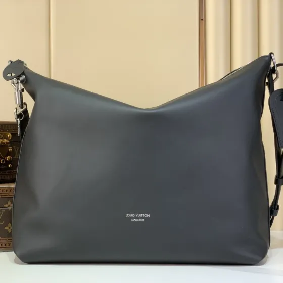 Louis Vuitton Vagabond Hobo Black shoulder Top Quality Replica