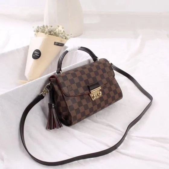Louis Vuitton M41581 Damier Ebene 21 5-18-9cm crossbody AAA Quality Replica