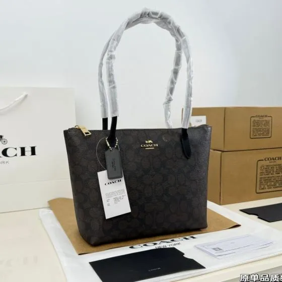 Coach Monogram shoulder bag 1 1 Replica